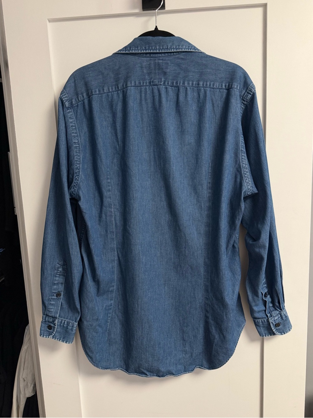 Vintage Polo by Ralph Lauren Blue Denim Shirt - Picture 3 of 6